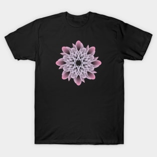 Beautiful White and Yellow Purple Flower T-Shirt